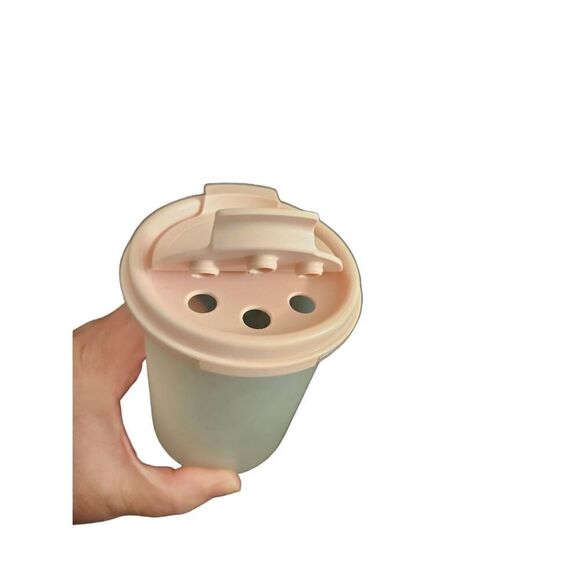 Tupperware Modular Mates with Pink Lids  10 Pc lot. 1615-13 (12 1/4 cups), 1614- - Picture 3 of 3